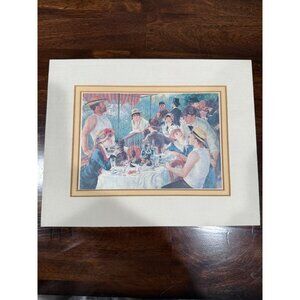 Renoir The Luncheon of the Boating Party 1986 print Matted no Frame